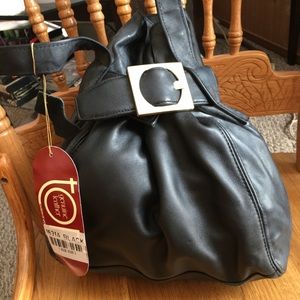 Leather bag 10x12 x4